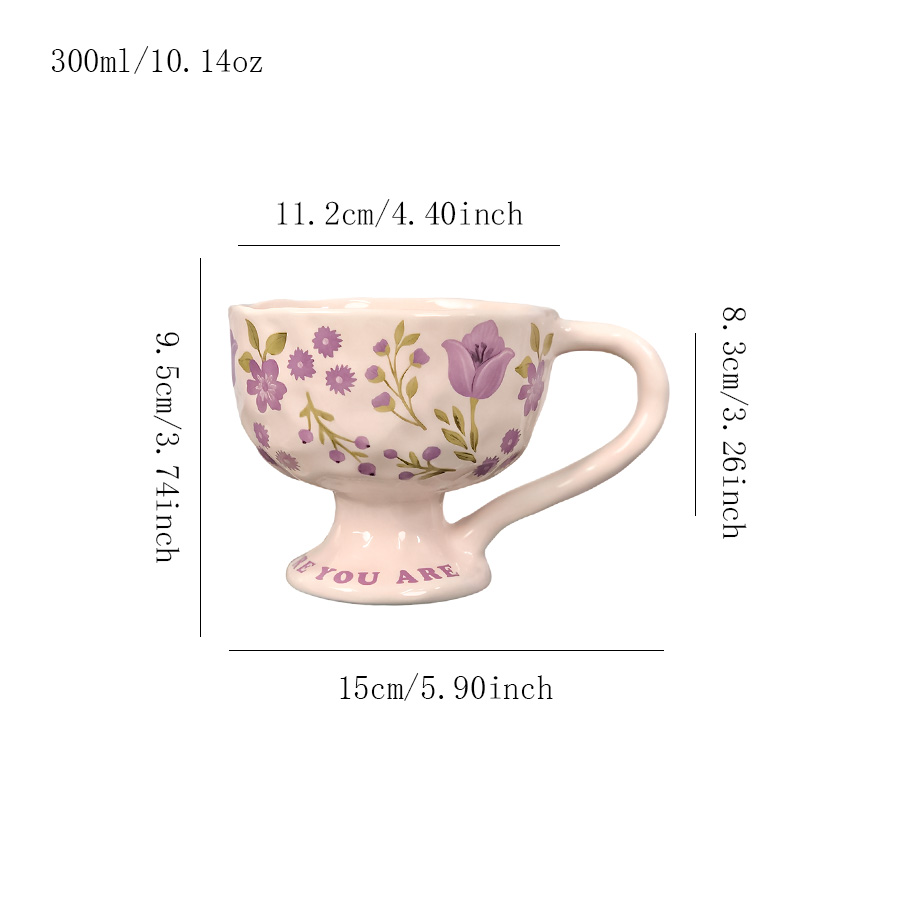 陶瓷杯 陨石花开