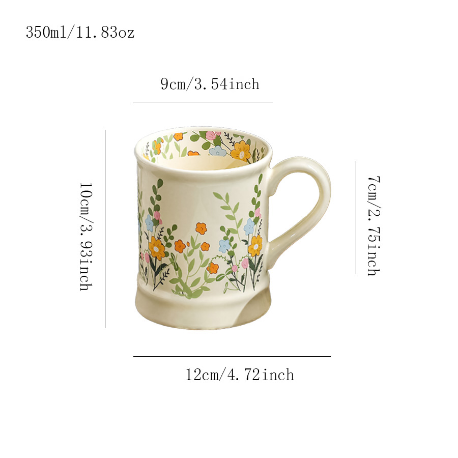 陶瓷杯 直筒英伦风