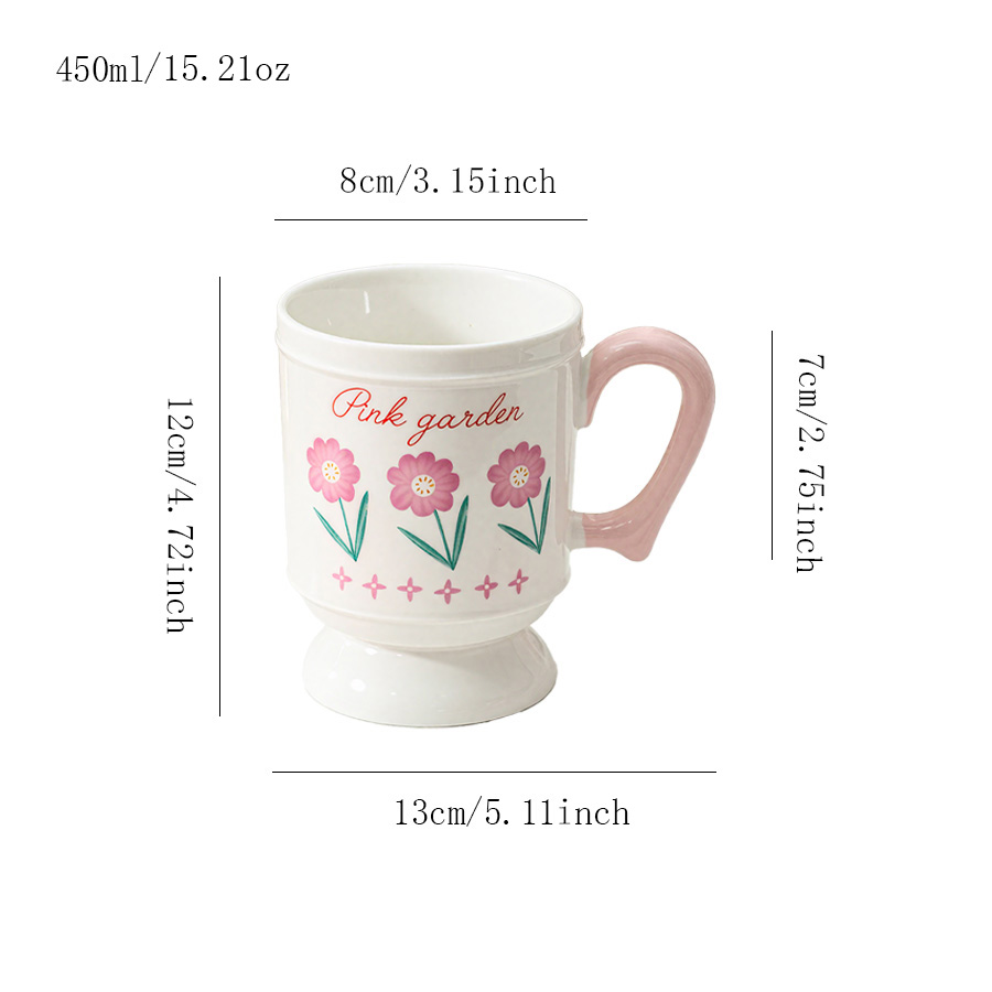 陶瓷杯 高脚口杯