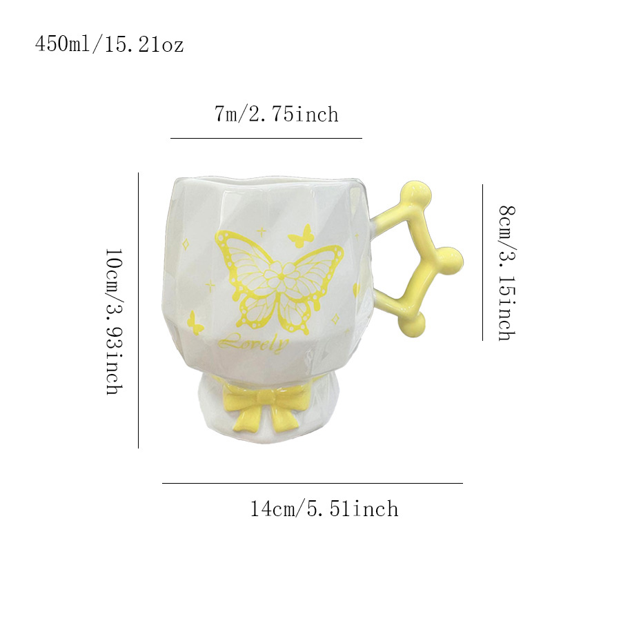 陶瓷杯 皇冠把手