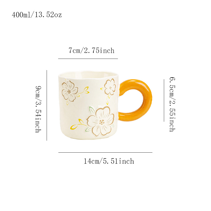 陶瓷杯 多彩口杯