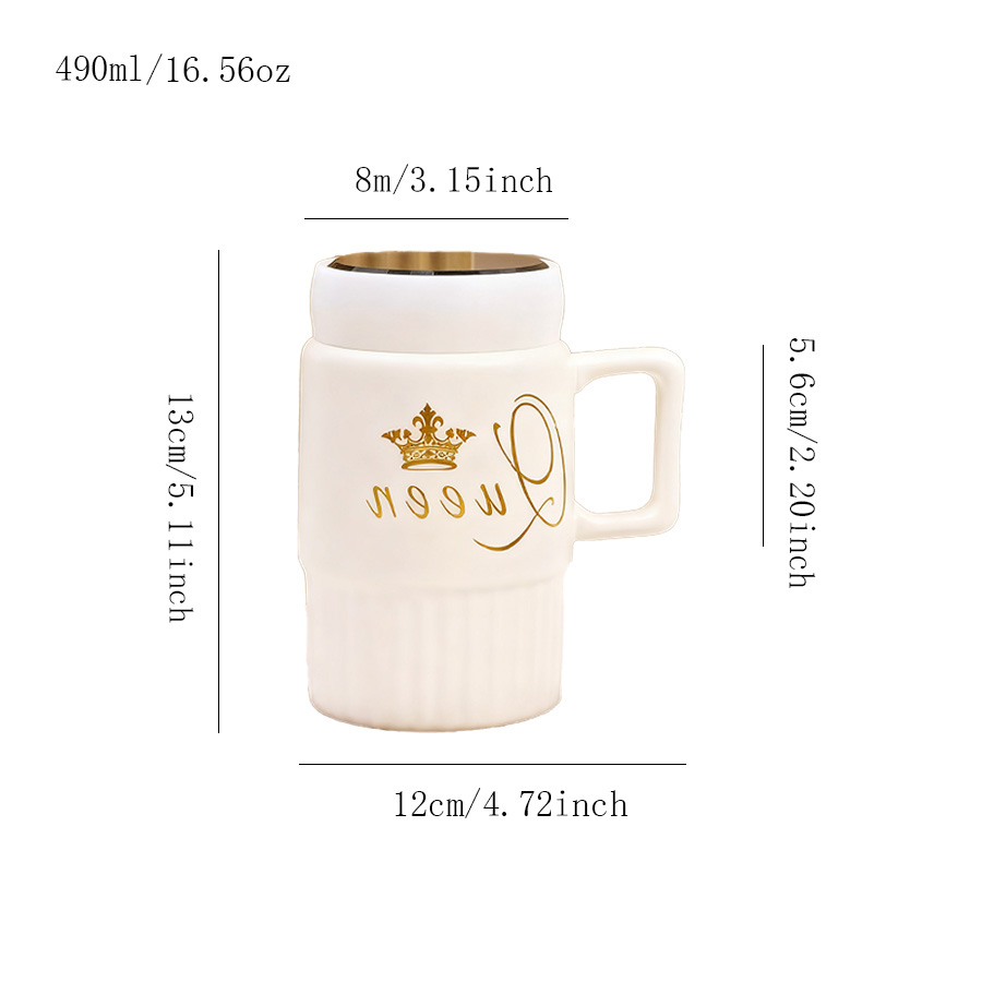 陶瓷杯 皇冠贴花