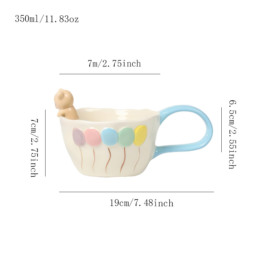 陶瓷杯 气球熊