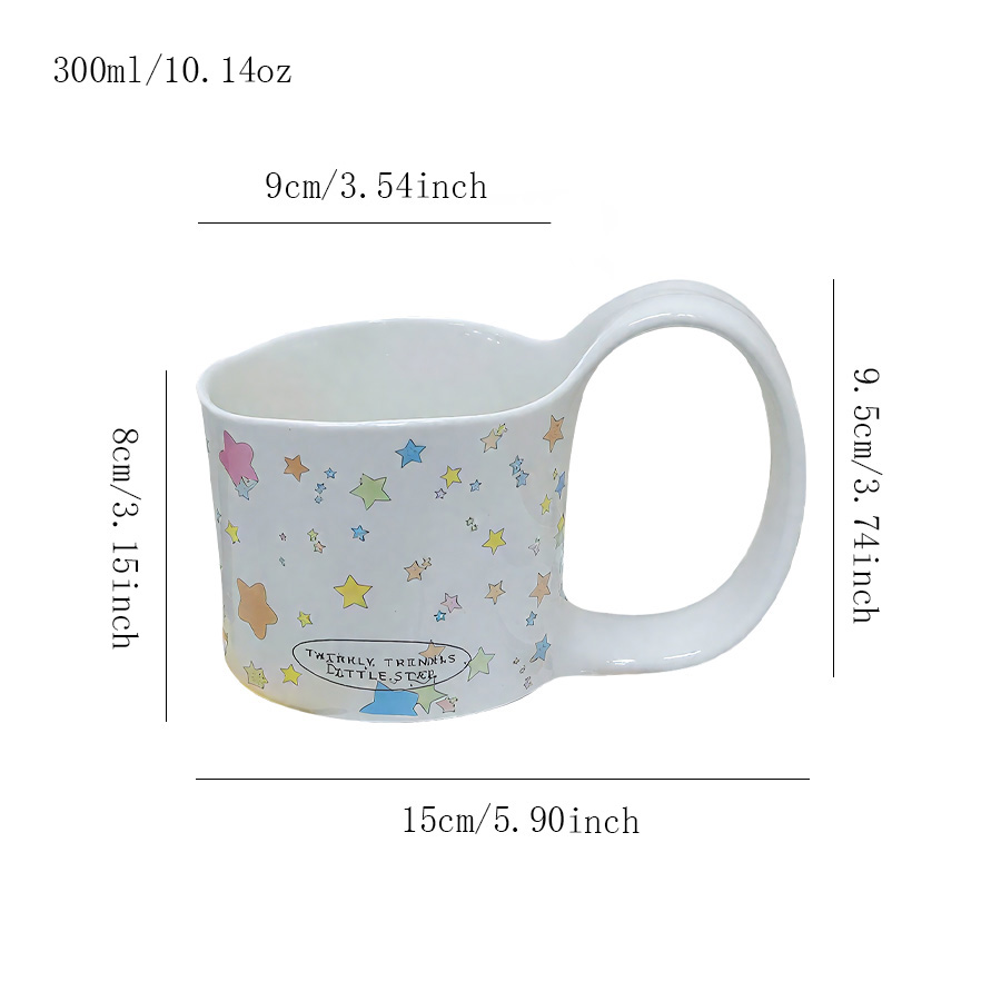 陶瓷杯 星星艺术