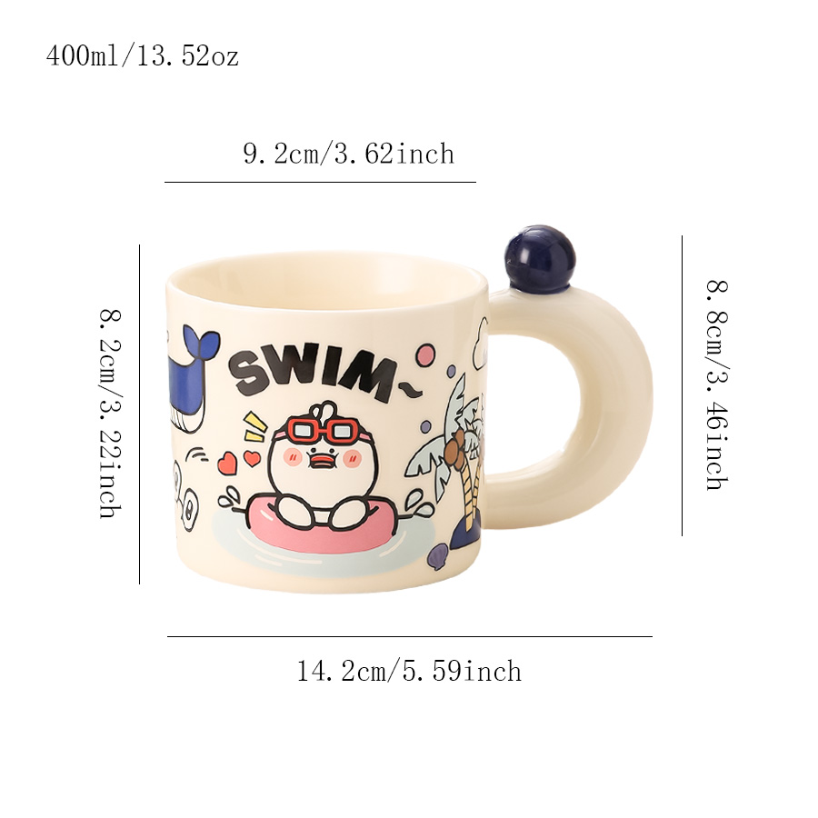 陶瓷杯 比鲁斯陶趣杯