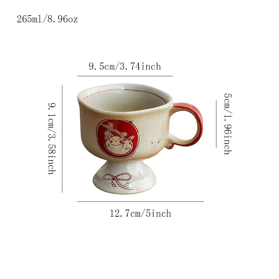 陶瓷杯 陶土喷绘