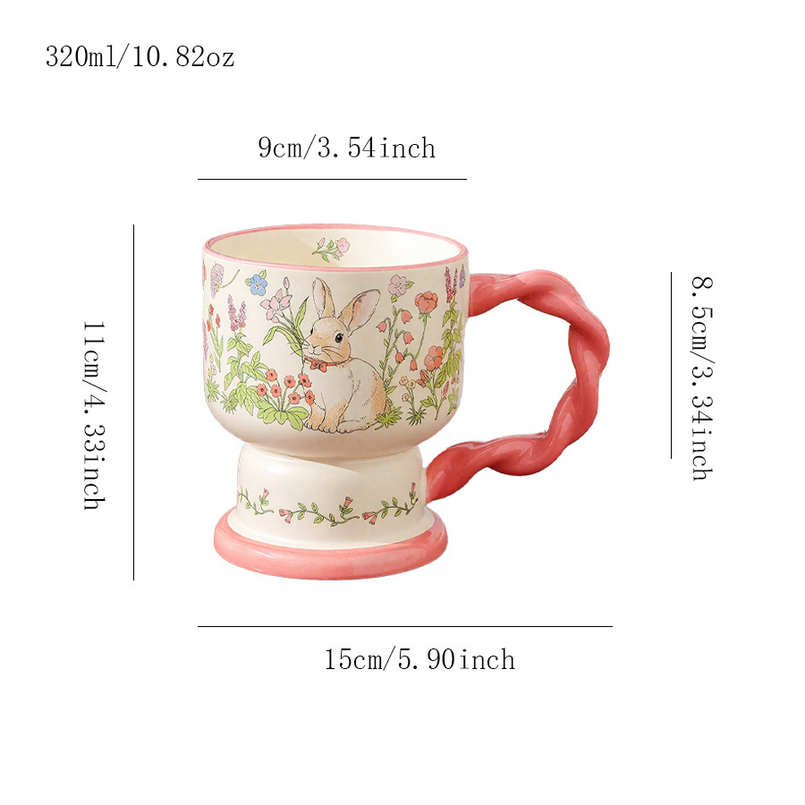 陶瓷杯 动物花园