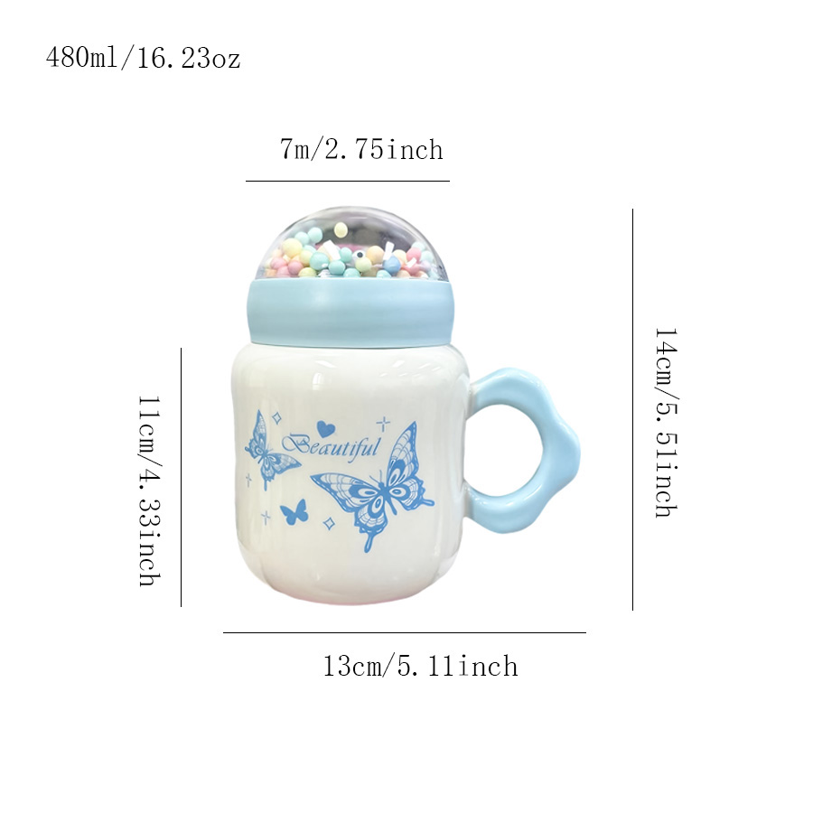 陶瓷杯 太空蝴蝶杯