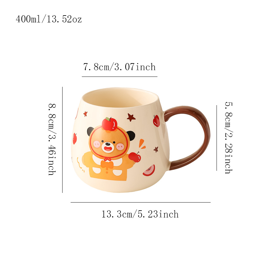 陶瓷杯 比鲁斯QQ杯