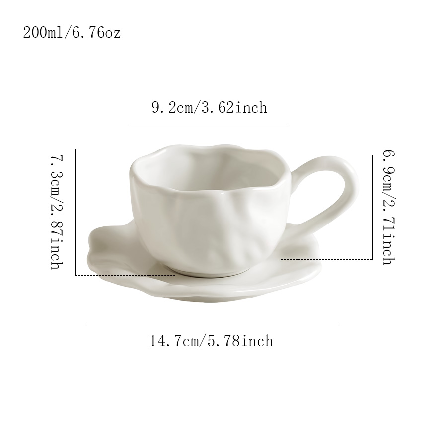 杯碟 手捏不规则