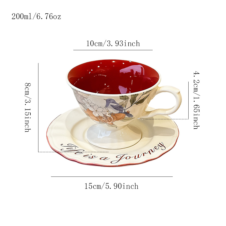 杯碟 花颂与榴果系列