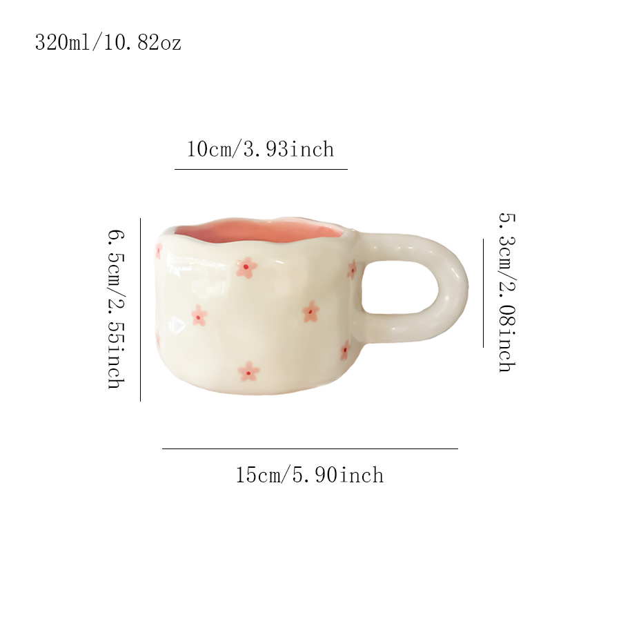 陶瓷杯 小花