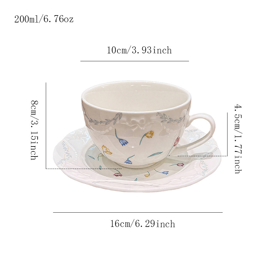 杯碟 在逃郁金香