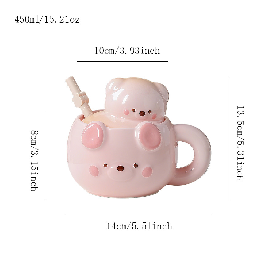 陶瓷杯 可爱熊