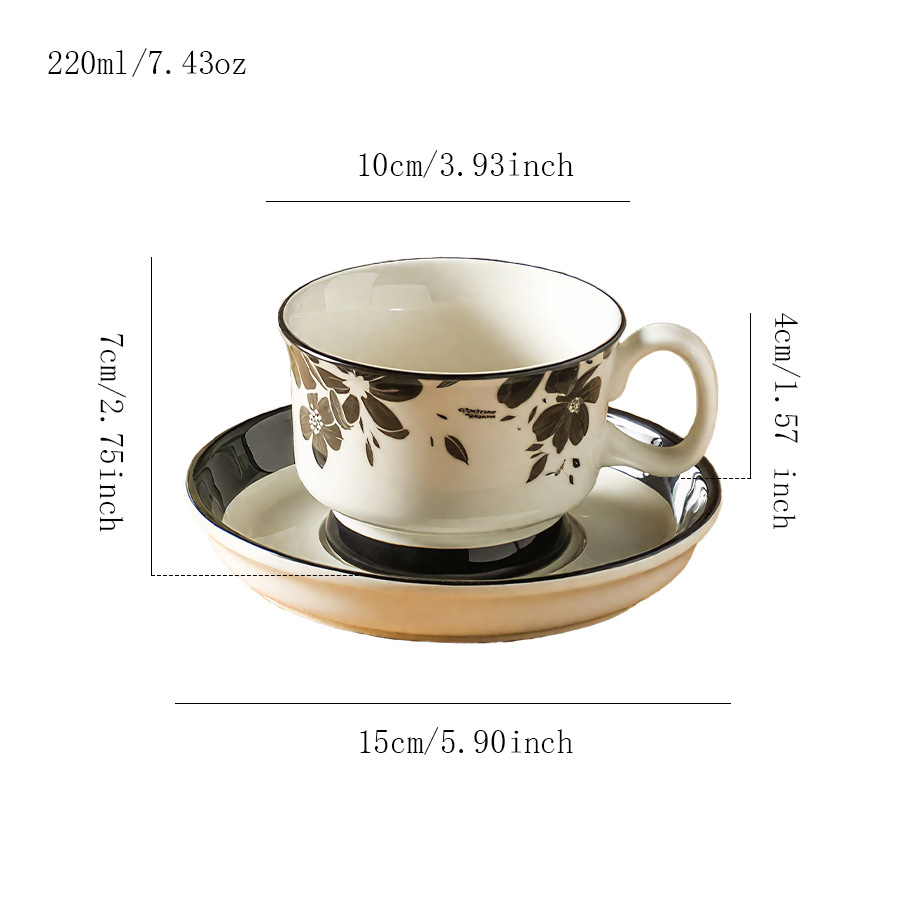 杯碟  轻奢复古