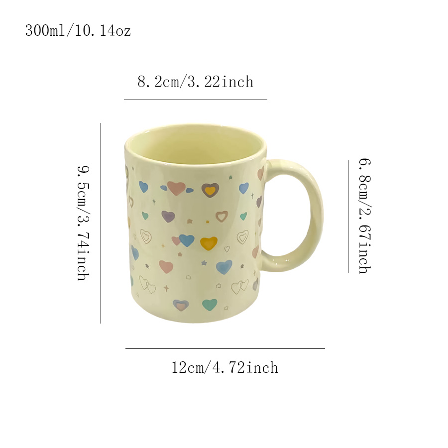 陶瓷杯 爱心星星