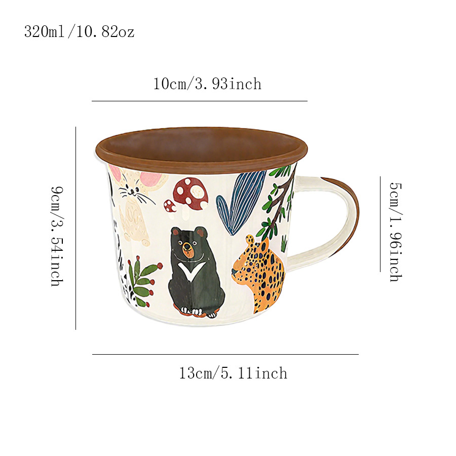 陶瓷杯 林深见熊