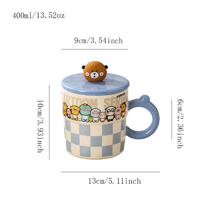 陶瓷杯 比鲁斯爱萌杯