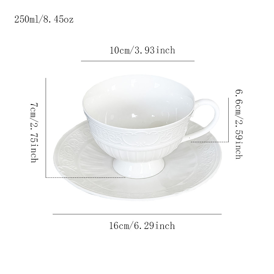 杯碟 高脚 陶瓷